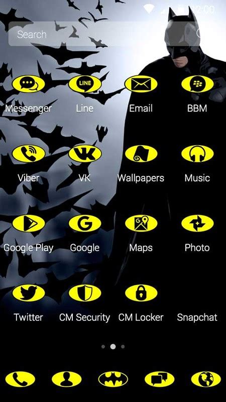 Batman Dark Knight Theme Free Android Theme Download