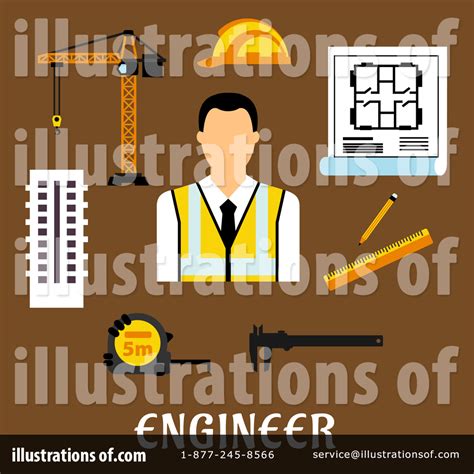 Engineer Clipart 1338254 Illustration By Vector Tradition Sm