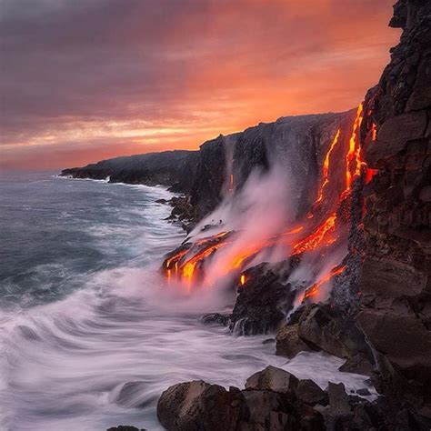 Lava Meets Water 9gag