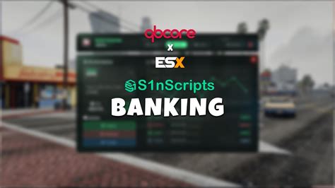 Esx Qbcore Banking System Shared Account Society Account Credit