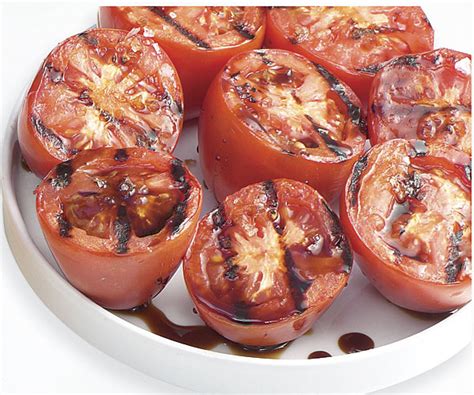 Grilled Tomatoes With Saba And Sea Salt Recipe Finecooking