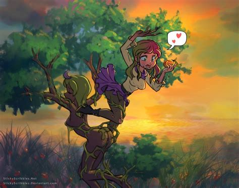 Dryad Transformation 2 By Stickyscribbles Dryads Art Writing Art