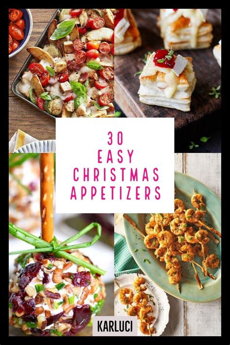 Christmas cheese appetizers, christmas dips and spreads, christmas snack mixes, christmas nut appetizers. 30 Easy Christmas Appetizers - Best Holiday Appetizer Recipes - Karluci | Holiday appetizers ...