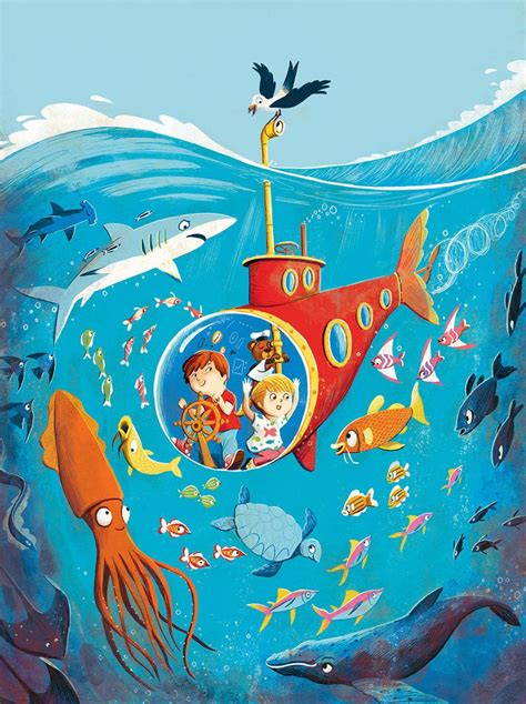 Childrens Illustration Sea Illustration Picture Books
