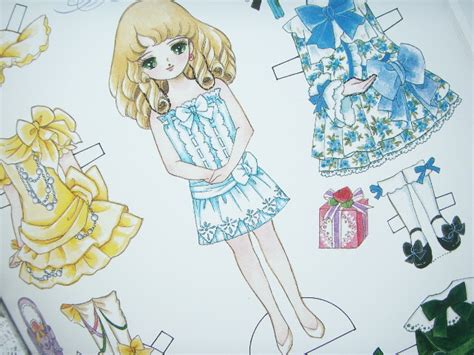 Kawaii Paper Doll Girl Anime Cute Clothing Dress Retro Jap