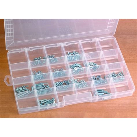 24 Compartment Small Parts Storage Container Adjustable Etsy Uk