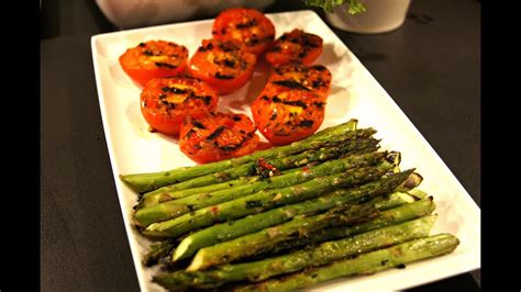 Grilled Tomatoes And Asparagus Bbq Recipe Pitmaster X