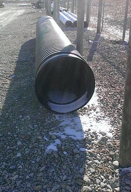 18 In X 30 Ft Plastic Double Wall Culvert Pipe Plain End Aw Graham