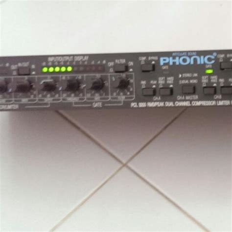 Phonic Dual Channel Compressor Audio Soundbars Speakers And Amplifiers