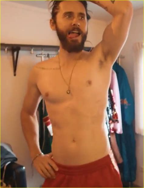 Jared Leto Looks So Hot Dancing Around Shirtless Watch Now Photo Jared Leto