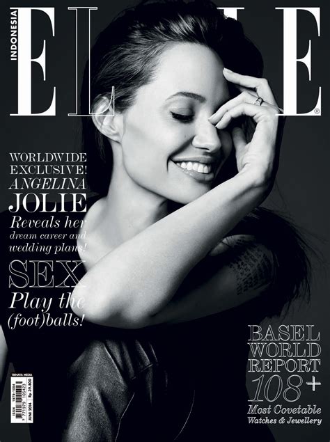 Elle Indonesia June 2014 Angelina Jolie Elle Elleindonesia