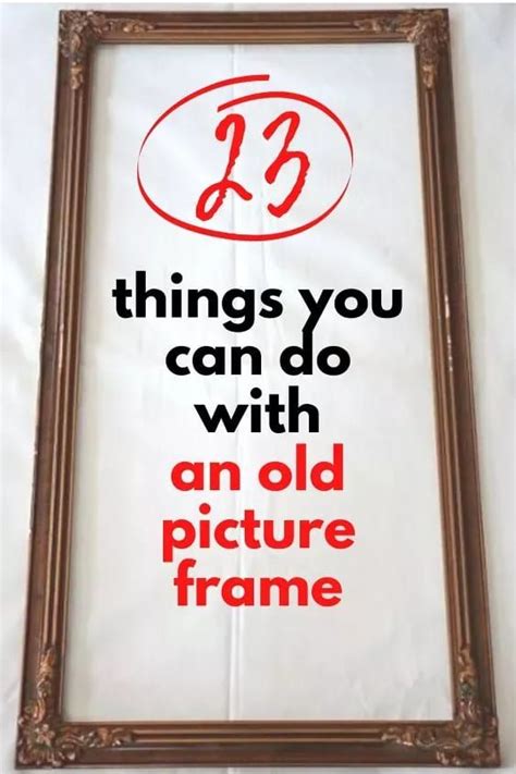 Picture Frame Crafts Old Picture Frames Old Frames Decorating With