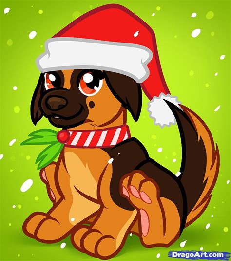 Browse our cartoon christmas dog images, graphics, and designs from +79.322 free vectors graphics. How to Draw a Christmas Dog, Christmas Dog, Step by Step, Christmas Stuff, Seasonal, FREE Online ...