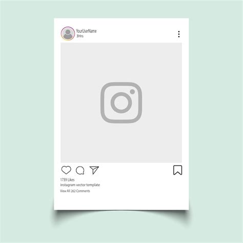 Plantilla De Publicación De Instagram De Redes Sociales Instagram De