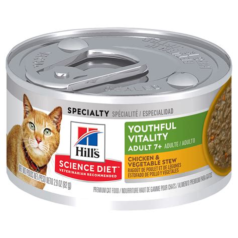 Hills Science Diet Senior 7 Plus Youthful Vitality Canned Cat Food