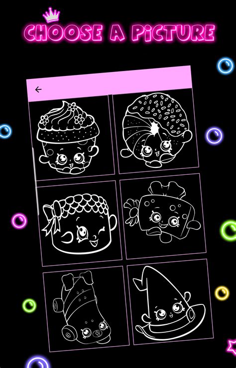 Coloring book, painting, glow draw. Draw Glow Shopkins APK 1.1 Download for Android - Download ...
