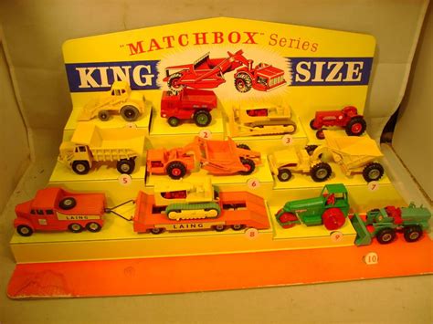 1963 Matchbox Lesney King Size 1 To 10 Complete Cardboard Dealer Store