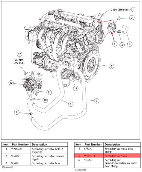Qanda 2007 Ford Fusion Parts Diagram Motor Mount Locations Air Filter