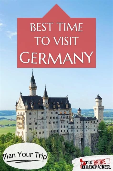 Best Time To Visit Germany Must Read • 2024 Guide The Broke Backpacker