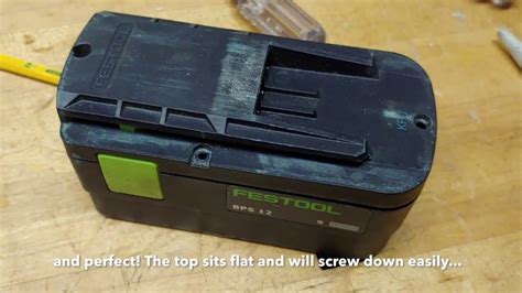 Festool C12 Cordless Drill Bps12 Generic Battery Swap Into A Festool