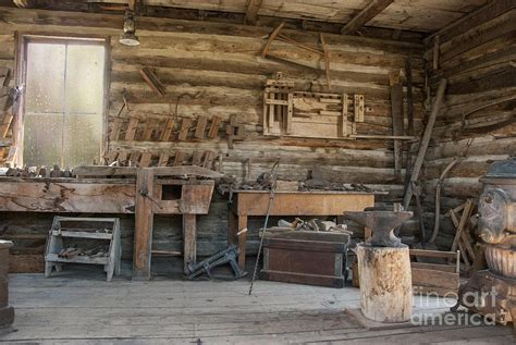 Interior Of Historic Pioneer Cabin Photograph By Juli Scalzi Fine Art