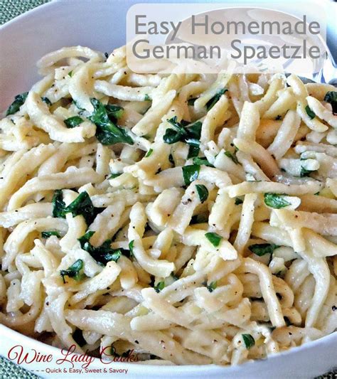 I ate lunch there almost every day and always ordered the potato salad. Easy Homemade German Spaetzle | Recipe | Easy german ...