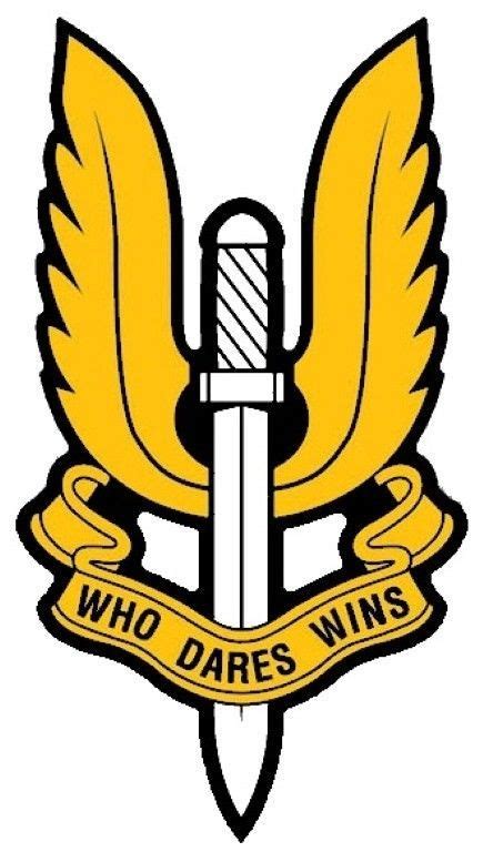 Who Dares Wins Wing And Knight Helmet Sticker Hart Hat Sticker