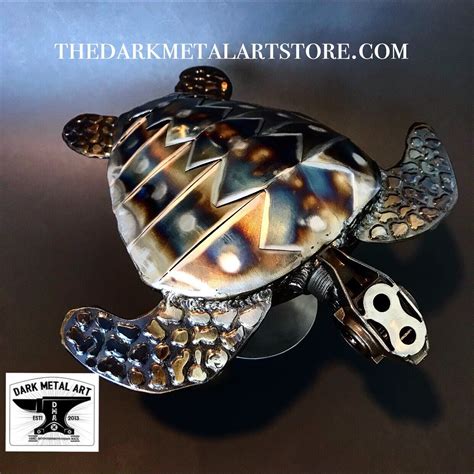 Metal Art Sea Turtle