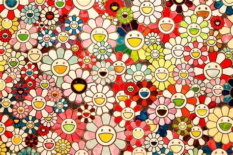 The great collection of murakami wallpaper for desktop, laptop and mobiles. Just a shot away: Takashi Murakami: Flowers and Skulls