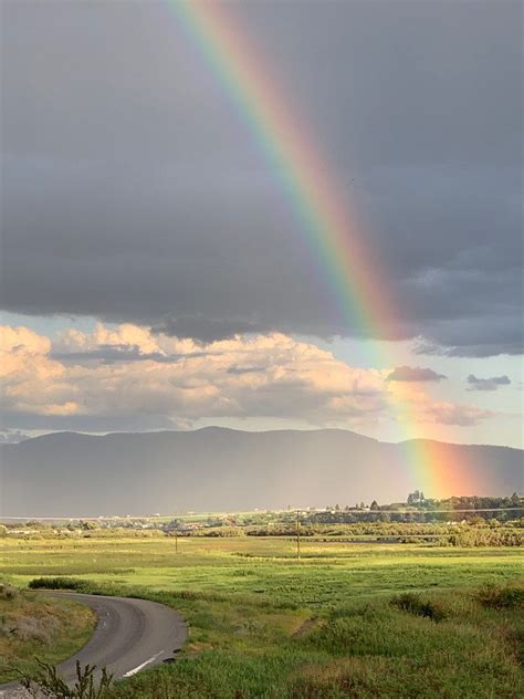 Rainbows Appear After A Storm Bringing Fresh Air And The Beauty Of Colour