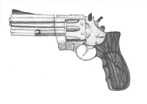 Revolver Pistol Drawings Vrogue Co