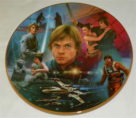 1996 Collector Plate Hamilton Collection Star Wars Luke