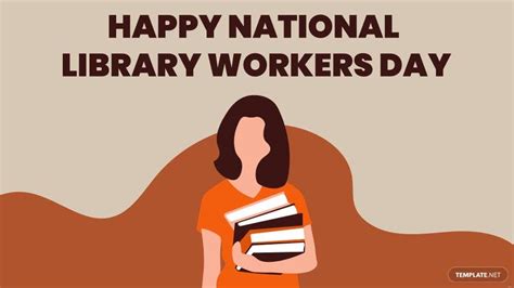 Happy National Library Workers Day Background In Eps Illustrator 