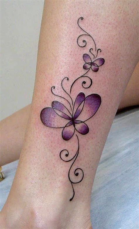 34 Charming Ankle Butterfly Tattoos Designs Butterfly Tattoos For