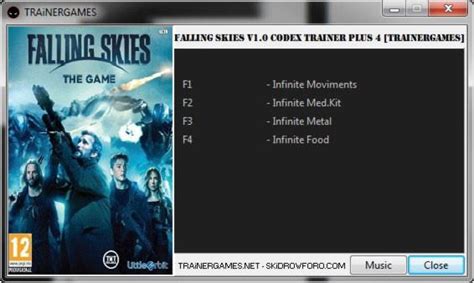 Falling Skies The Game Trainer 4 V10 Trainergames Download Cheats