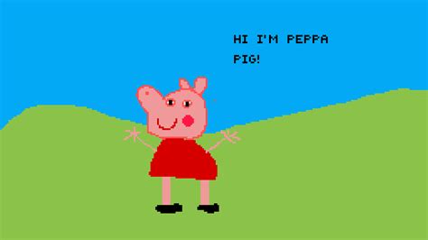 Editing Peppa Pig Free Online Pixel Art Drawing Tool Pixilart