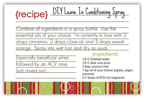 DIY Homemade Leave in Conditioner that's No 'Poo Friendly ...