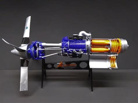 Allison Prop Jet 501 D13 Engine TurboProp 1 10 Scale Model Kit Build