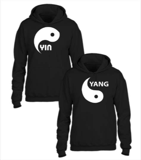 yin yang couple hoodie | Couples hoodies, Hoodies, Matching hoodies