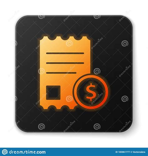 Fake neon light sign painting hack. Orange Glowing Neon Paper Check And Financial Check Icon ...