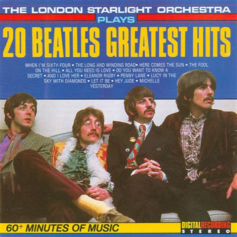 The London Starlight Orchestra 20 Beatles Greatest Hits 1988