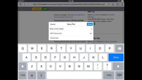 Using Documents App to Download Music - YouTube