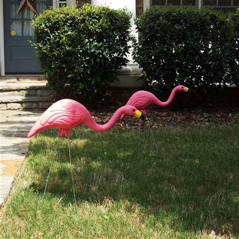 Flamingo Garden Statues Pink Flamingo Yard Decor Yard Flamingos