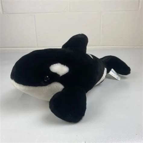 Shamu Killer Whale Orca Plush Stuffed Animal Sea World Busch Gardens 8