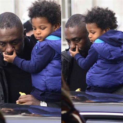 Photos Idris Elba Spotted With His Adorable Son Winston In London
