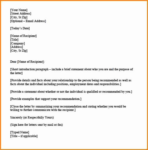 Personal Letter Format Template Lovely Personal Letter Template