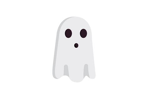 Cute Ghost Illustration Halloween Vector Graphic By 1riaspengantin