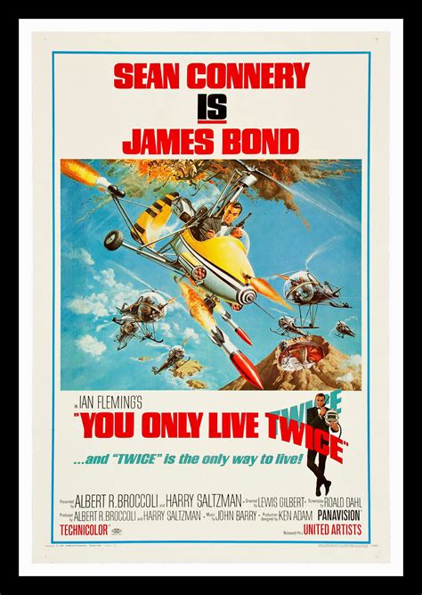 You Only Live Twice Orig Movie Poster 1967 James Bond Ebay