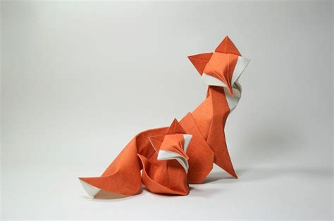 Foxes 2014 Refolded Origami Artist Diy Origami Origami Home Decor