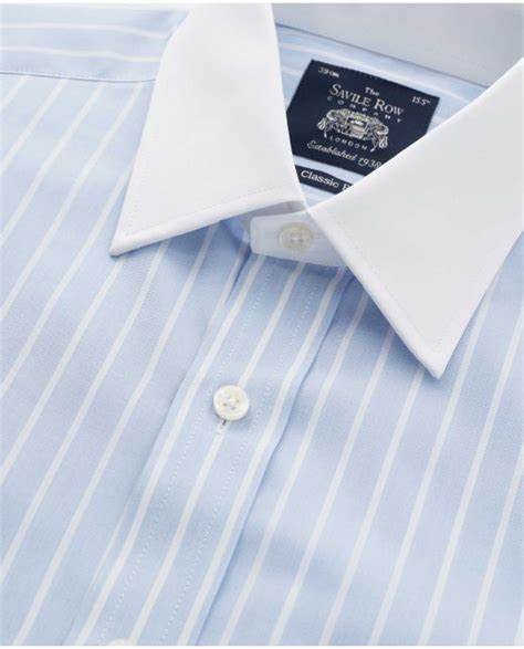 Mens Striped Shirts Savile Row Co